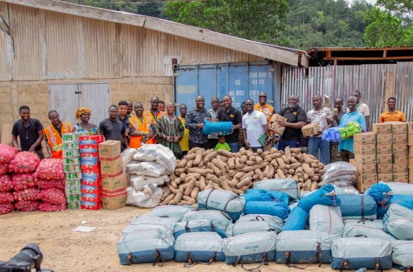 MIIF team donates goods to the Appiatse Disaster Community